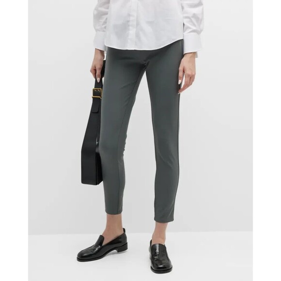 Lafayette 148 womens Mercer Stretch Twill Pant Plus Size 18W Grey 28" inseam - Picture 1 of 5